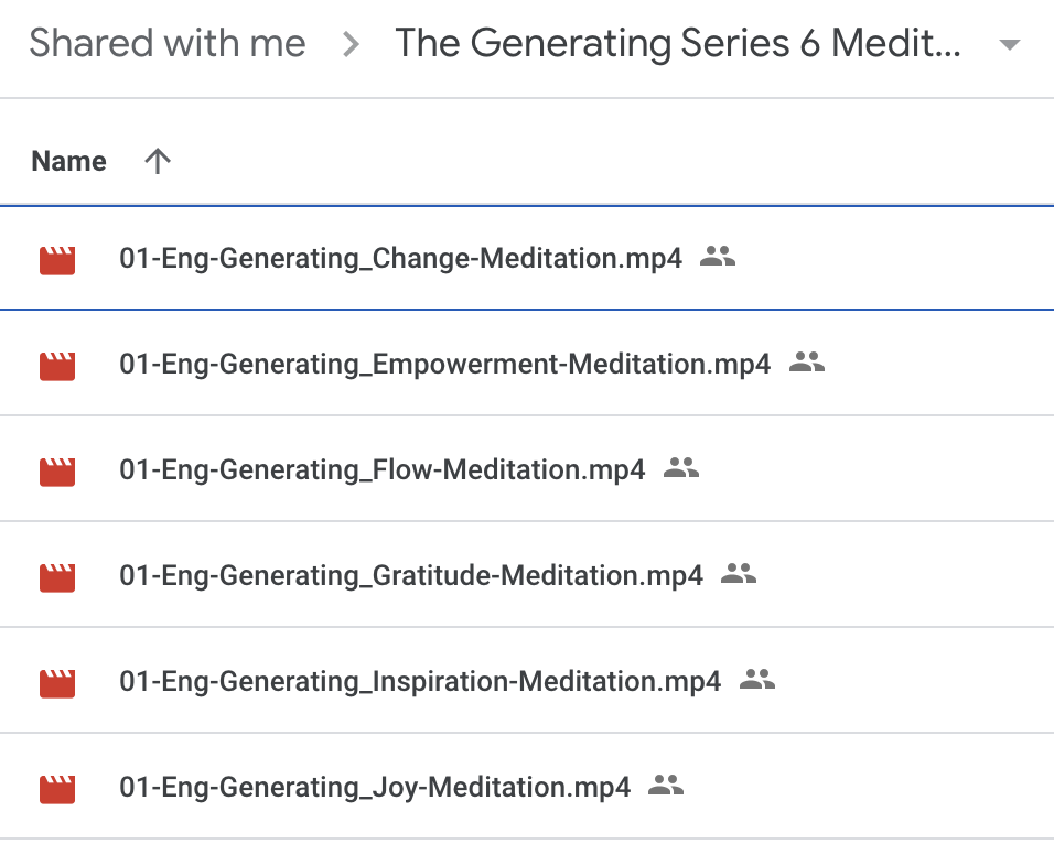 The Generating Series:6 Meditation Bundle - Dr Joe Dispenza (Meditation)