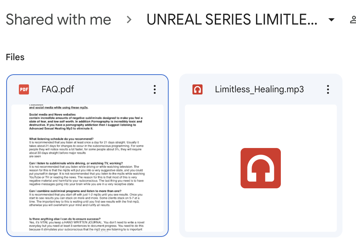 UNREAL SERIES: LIMITLESS HEALING - Harper Healing High End Hypnosis