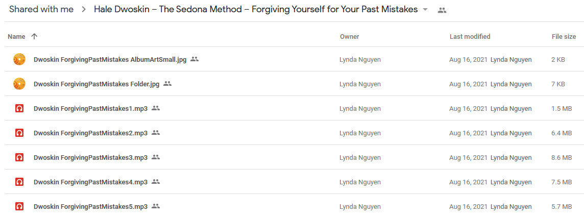 Hale Dwoskin - The Sedona Method - Forgiving Yourself for Your Past Mistakes