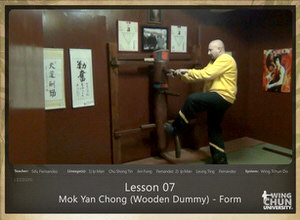 Lesson 07 - Mok Yan Chong (Wooden Dummy) - Form