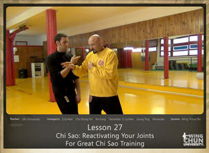 Lesson 27 - Chi Sao - Reactivating Your Joints For Great Chi Sao