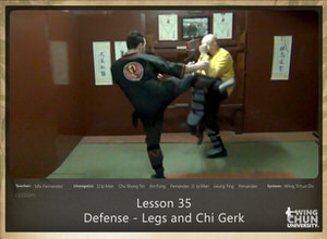 Lesson 35 - Defense - Legs and Chi Gerk