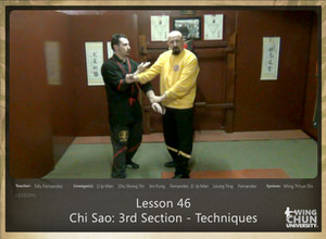 Lesson 46 - Chi Sao - 3rd Section - Techniques