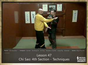 Lesson 47 - Chi Sao - 4th Section - Techniques