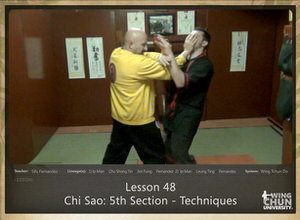 Lesson 48 - Chi Sao - 5th Section - Techniques