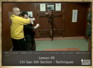 Lesson 49 - Chi Sao - 6th Section - Techniques