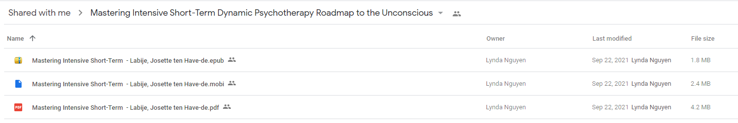 Mastering Intensive Short-Term Dynamic Psychotherapy Roadmap to the Unconscious