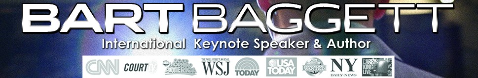 /></p><p> </p><p>For the past decade Bart Baggett has been known as one of the world’s top forensic handwriting experts, internationally acclaimed speaker, and a highly regarded TV legal consultant & expert witness.</p><p>He is also a best selling author, entrepreneur, and marketing consultant.</p><p>In his spare time, Bart scuba dives with sting rays, does stand-up comedy, and even has appeared in 15 feature films!</p><p>Mr. Baggett’s strong media background (1500 radio and TV appearances) and charismatic on-camera presence has led him to work side-by-side with news producers, documentary filmmakers, and attorneys nationwide regarding celebrity legal cases and TV shows. You may recognize his face from his frequent appearances on prestigious news networks like CBS, NBC, Fox, and CNN.</p><p>Bart has hosted his own radio show and still hosts monthly webinars and tele-classes interviewing celebrities, experts, authors, and other thought leaders who inspire, teach, and make a difference.</p><p>He currently works from his Los Angeles-based office, and travels worldwide speaking and training. He has over 10,000 students in India, and thousands more in 20 other countries worldwide who have read his books, videos, or attended live Handwriting University trainings from from Taiwan to Mumbai.</p><p>Mr. Baggett’s sense of humor and playful speaking style transcends cultural boundaries which allow him to connect with everyone from London’s top CEOs, to college students in Pune.</p></div></div></div></div></div></div><div id=