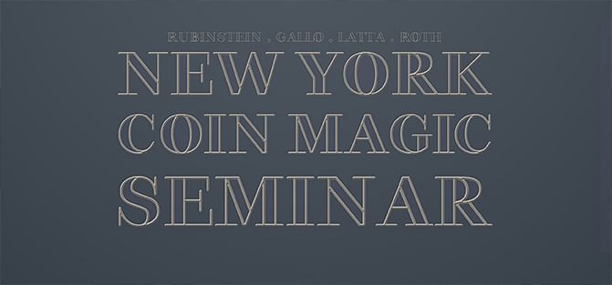 David Roth – New York Coin Magic Seminar