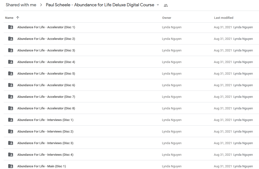 Paul Scheele - Abundance for Life Deluxe Digital Course