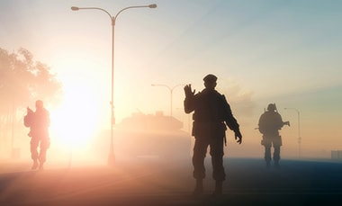 soldiers return from traumatic war