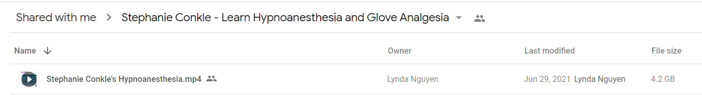 Stephanie Conkle - Learn Hypnoanesthesia and Glove Analgesia2