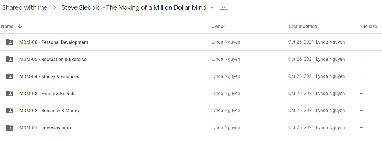 Steve Siebold - The Making of a Million Dollar Mind